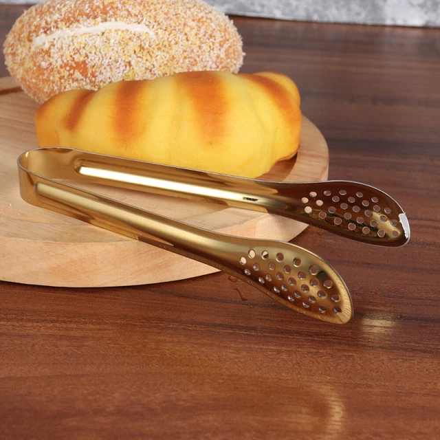 4 Pcs Frying Tong Bbq Fruits Food Tongs Appetizer Brea Serving