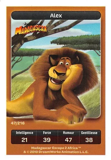 Dreamworks Cora 2011 - C039 - Madagascar - Moto Moto - Board games & Toys