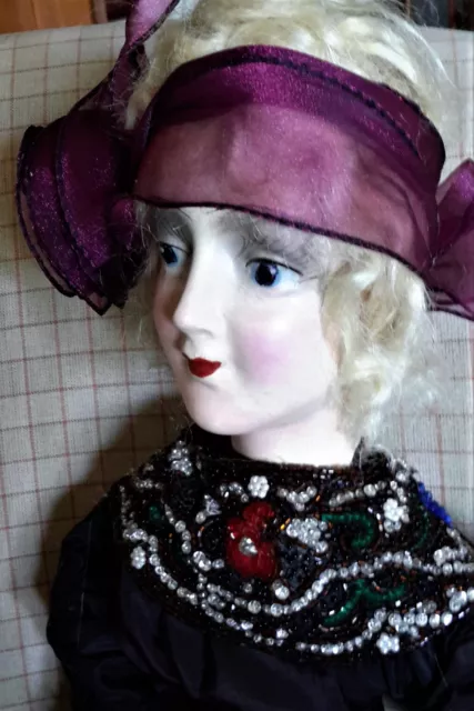 Antique Boudoir Doll, Art Deco, Flapper 3