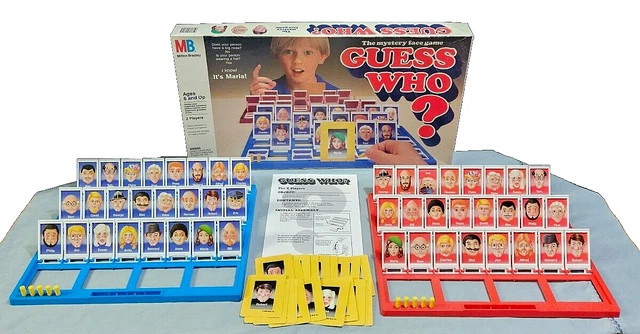 VINTAGE GUESS WHO? 1991 Classic Board Game Milton Bradley (missing 4