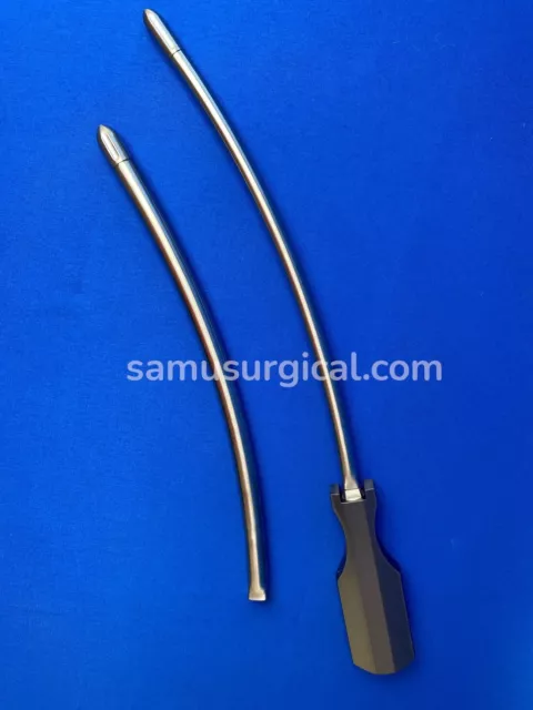 Vascular Tunneler Kit 6 & 8mm Slight Curve 25cm SAMU Surgical Gore type, new