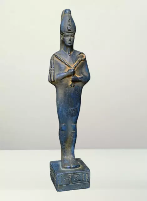 Unique Ancient Egyptian Antique Statue Large Of God Osiris Lord Death Egypt BC