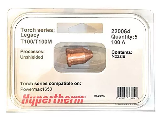 Hypertherm 220064 Non-Shielded Nozzle is specifically designed for Powermax16...