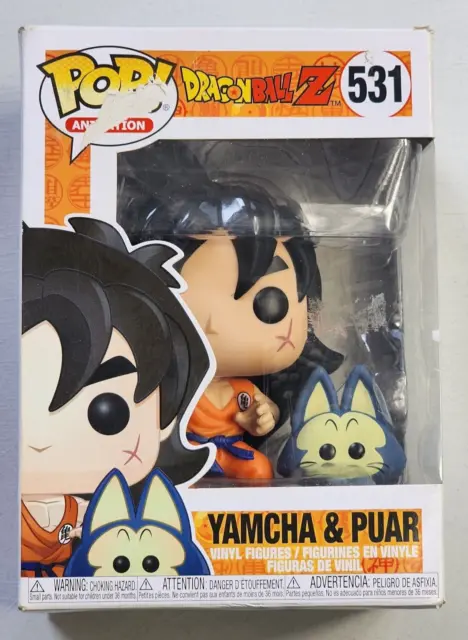 Yamcha and Puar 531 Dragon Ball Z Funko Pop Vinyl Suit OOB Collector