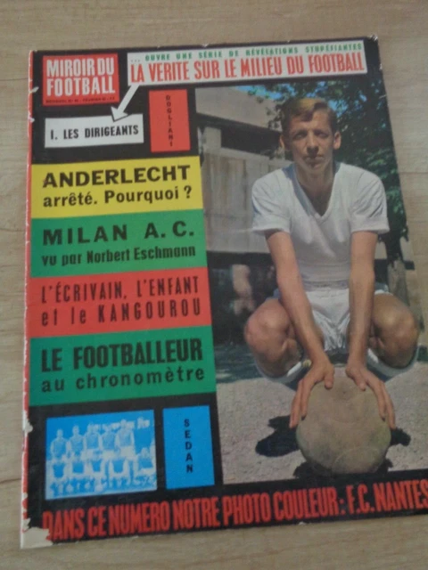 1964 MIROIR DU football n° 53 POTTIER COMBIN MARSEILLE + PHOTO COULEUR LILLE EUR 7,99 - FR