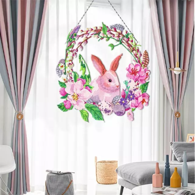 5 D DIY Diamant Malerei Osterhase Girlande Set Kunsthandwerk Wandbehänge Dekora
