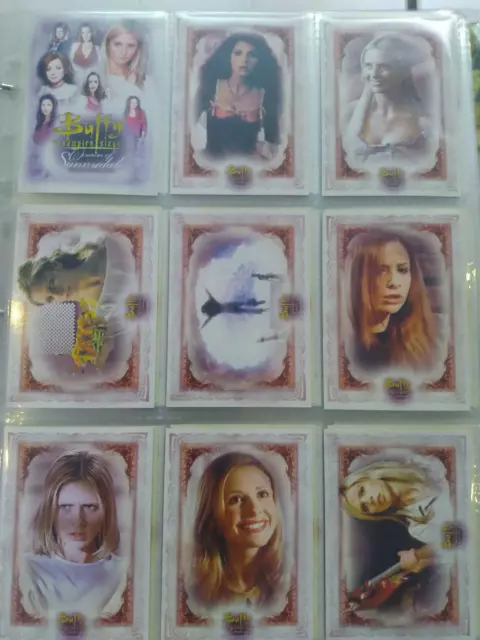 Buffy Vampire Slayer Women Of Sunnydale Near Complete Trading Card Collection