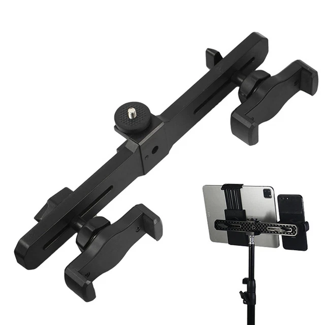 Doppio Clip Telefono e Supporto Tablet per Supporto Microfono Universale 14"" A