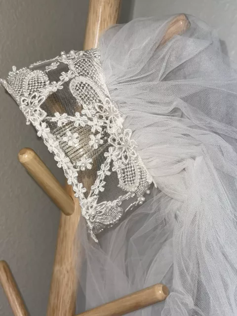 Vintage 1980 Wedding Veil