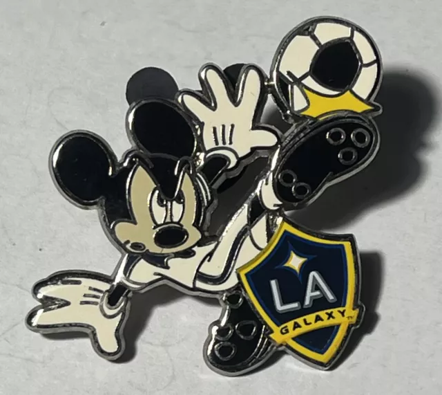 DISNEY PARKS MICKEY Mouse Soccer LA Galaxy Team Football 2016 LE Pin ...