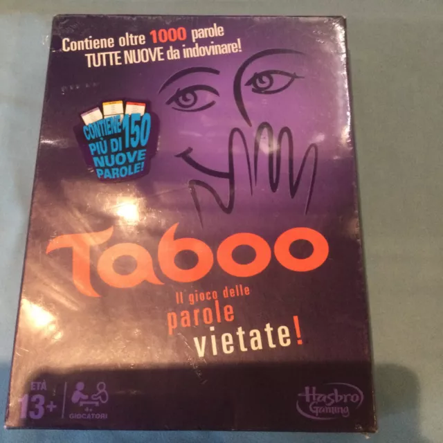 Taboo Italian Edtion board game new