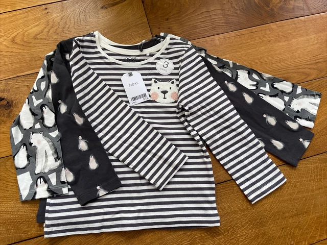 Nuovissimo con etichette vestiti confezione da 3 top per ragazze età 3-4 anni