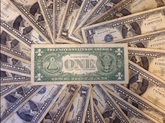 ✯1923-1957 One Dollar Note ✯ $1 Silver Certificate G-AU ✯ Bill Blue US Currency✯ 7