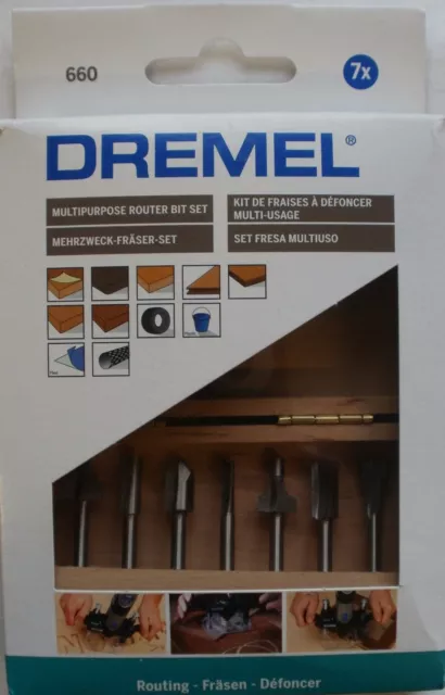 Dremel 660 DREMEL® MULTIPURPOSE ROUTER BIT SET 26150660JA