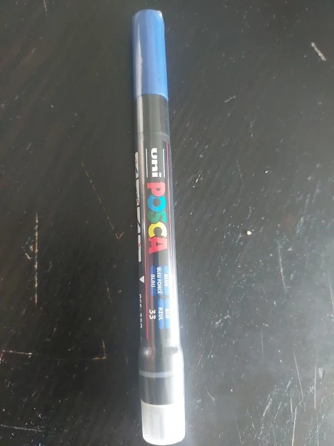Feutre Posca PCF350 Effet Pinceau Bleu Foncé Neuf