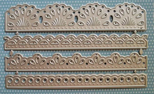LACE BORDER Cutting Dies - 12.8cm Across 🌸 For Cuttlebug, Sizzix etc