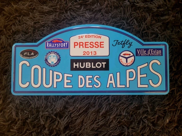 5 Plaque Rallye Lyon Charbonnières Plate Placca Targa