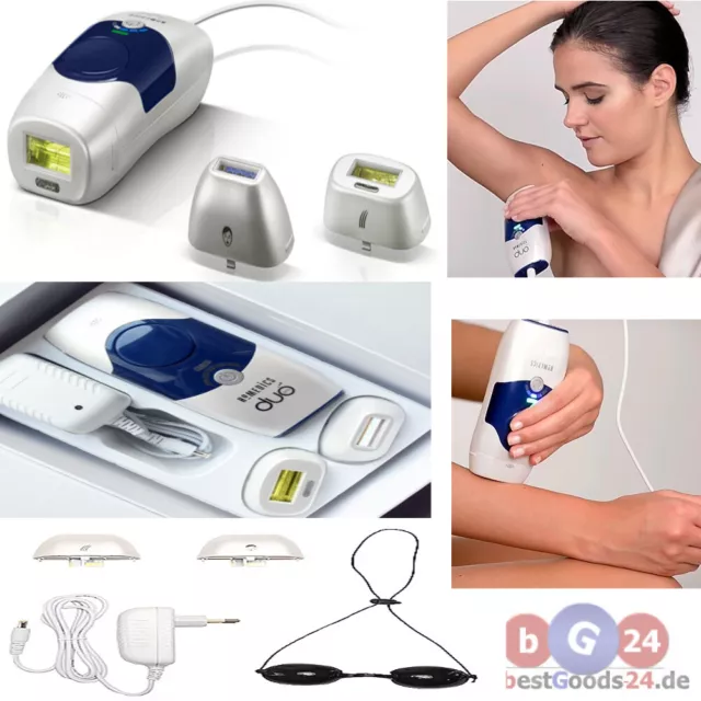 HOMEDICS IPL Duo Pro dauerhafte Haarreduzierung Hautverjüngung Laser Epilierer