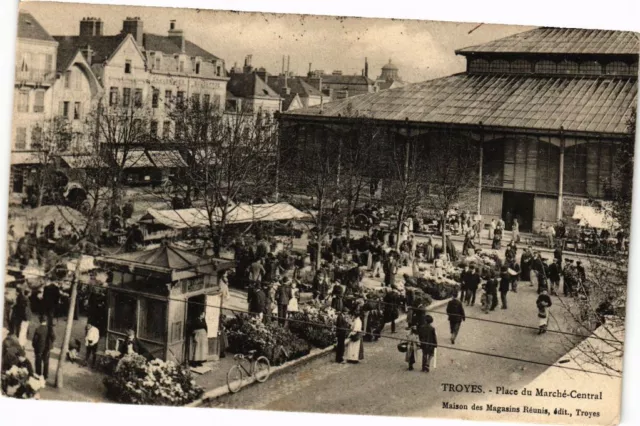 CPA TROYES - Place du Marché-central (179061)