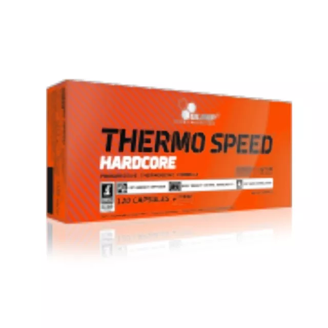 (191,41€/Kg) Olimp Thermo Speed Hardcore 120 Kapsel (141g), Fatburner + Bonus