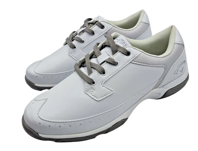 Callaway Cirrus Womens Golf Shoes White Moulded Stud Uk Size 5.5 New Free PP