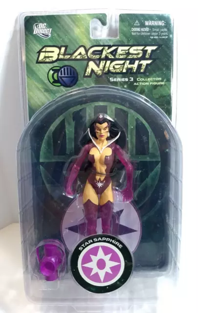 Blackest Night STAR SAPPHIRE 7" Action Figure DC Direct Series 3 2010 New