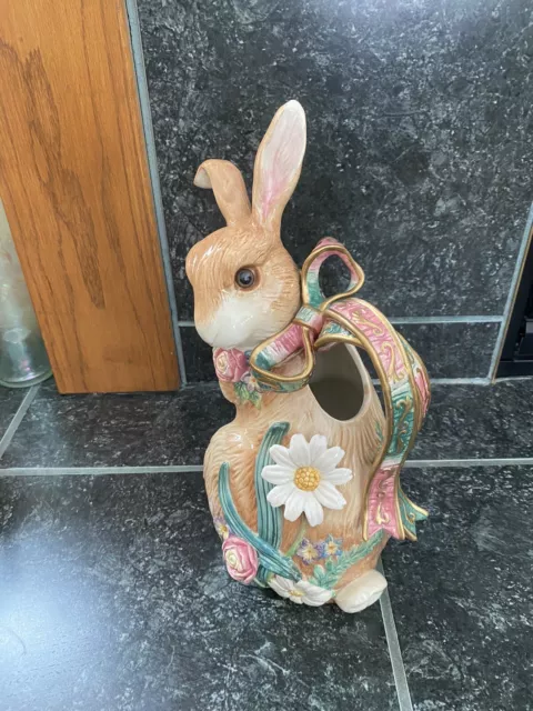 fitz and floyd old world rabbits Pitcher
