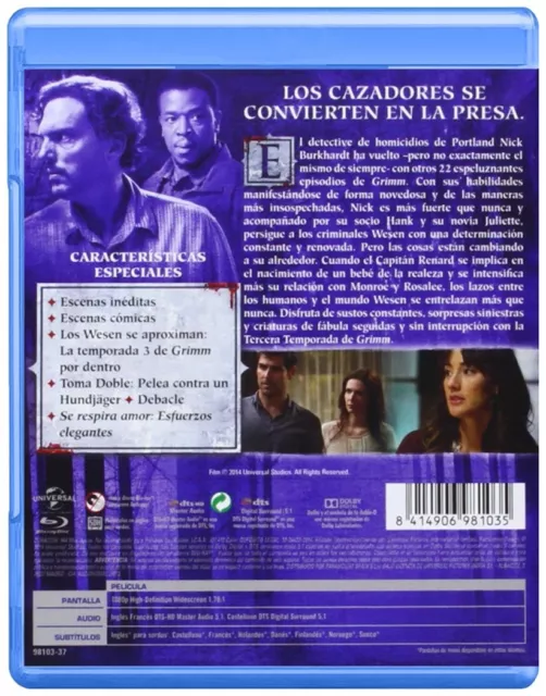 Grimm: Temporada 3 (Blu-Ray) 2