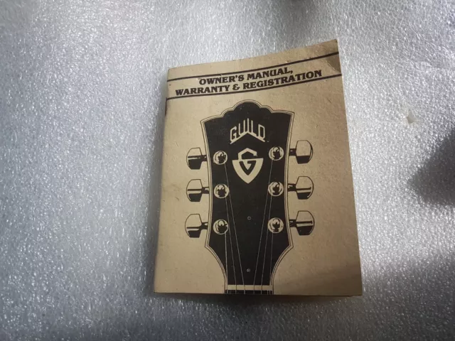 Guild Acoustic Guitar Manual