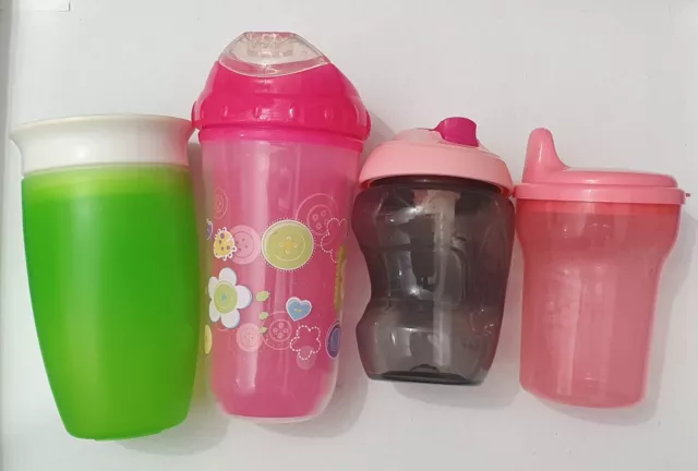 4 Children's drinking cups (Tommee Tippee, Nuby, Mamas & Papas)