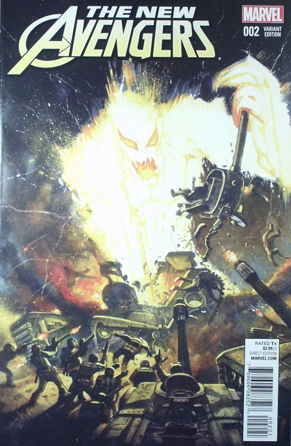 NEW AVENGERS 2 ( Simon Bisley - Kirby Monster Variant ) Marvel comics 1st prt NM