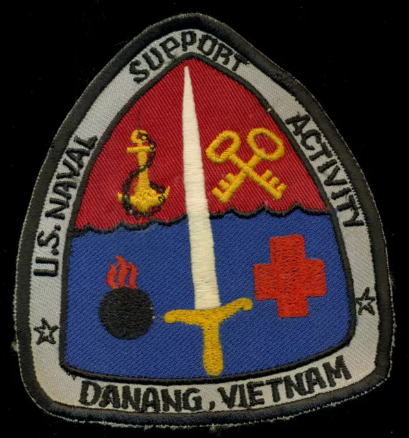 USN Naval Support Activity DaNang Vietnam Patch S-20