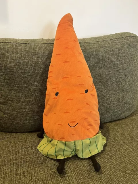 IKEA TORVA CARROT Plush Large Vegetable Orange Green Shorts Soft Stuffed Toy 40.00 PicClick AU