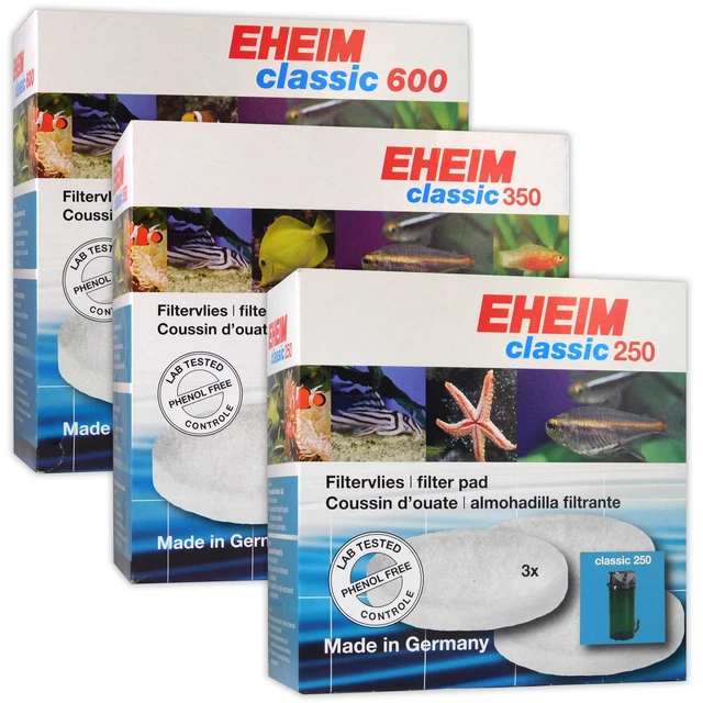 Eheim Floss Pad For Classic/Ecco/Pro2 External Fish Tank Filter White Media Foam