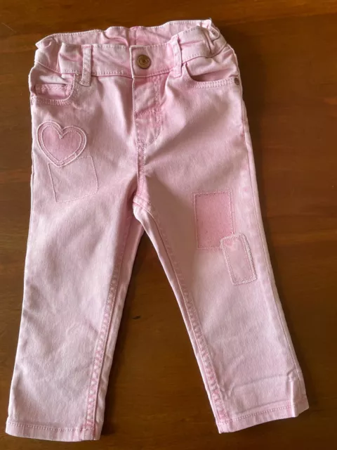 PANTALON Jean Rose  FILLE 18 MOIS  H&M