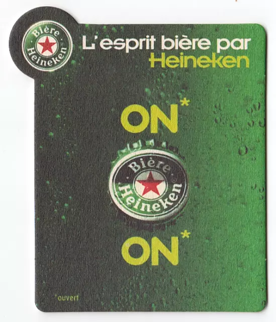 Sous-bock - Heineken. L'esprit bière - [On - Capsule] - Neuf - [53]