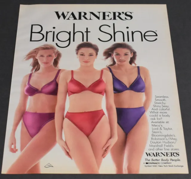 1981 Print Ad Maidenform woman sweet nothings smooth sailing ladies lace  bra art
