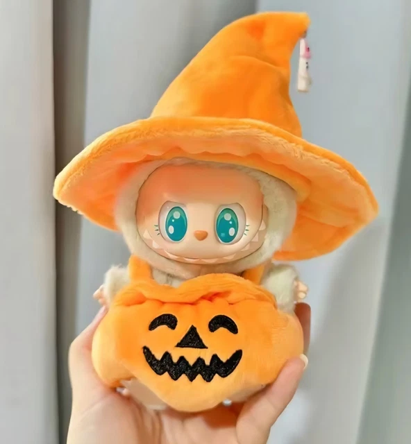 Halloween Kürbis Outfit Für Puppe - Strampler & Hut, Orange