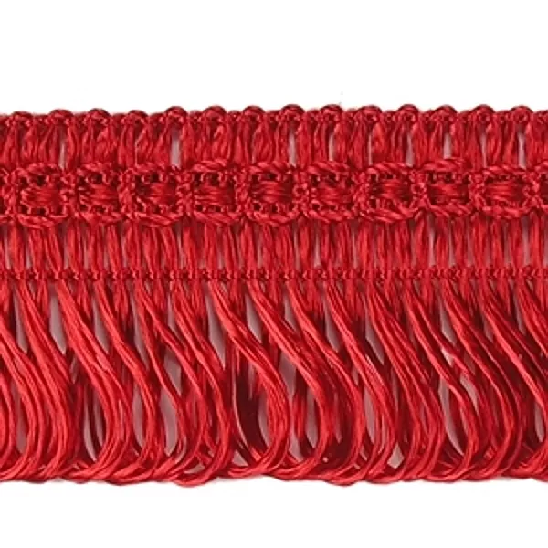 ab12,0 m Fransenborte 30 mm Rot ( 0,58 €/m)Fransen Posamentenborte Spitzenborte