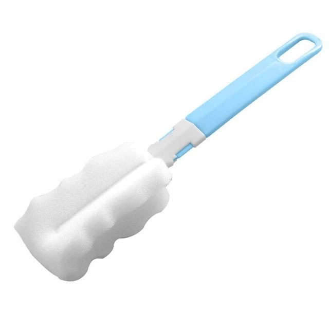 3pcs-Sponge Long Handle Cup Brush Baby Glass Bottle Kitchen Cleaning Tool FS2#