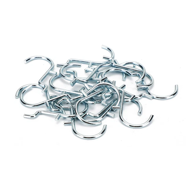 20 pezzi ganci a parete forata ganci in metallo per parete forata assortimento ganci set di ganci F2