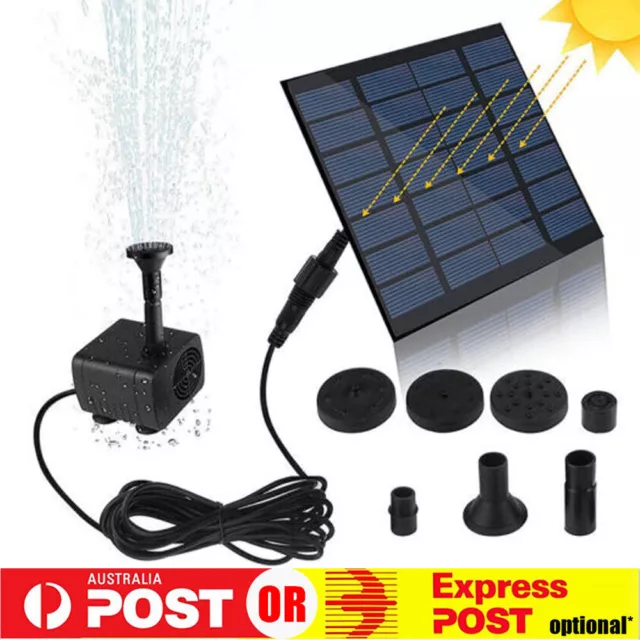 Solar Panel Powered 50W 800L/H DC 12V Low Noise Garden Brushless Water Pump Kits