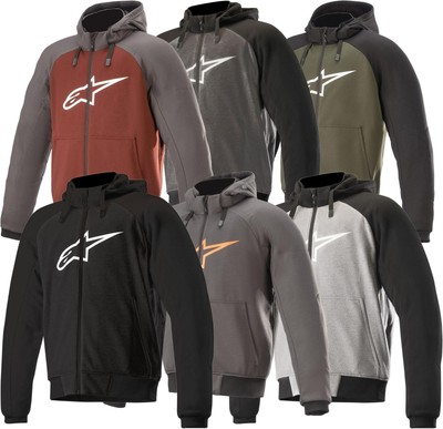 3XL Uomo Moto Hoodie Nero Alpinestars Alpinestars Cromo Sport Gr 