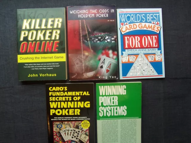 gambling /poker books - Winning Poker Systems, Card Games, Hold'em Poker, Online