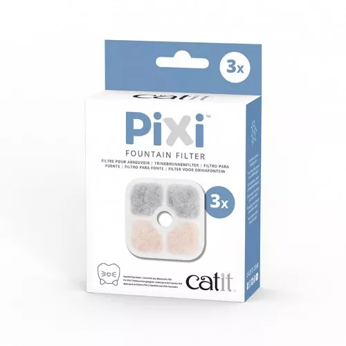 Catit PIXI Filtros para Fuentes, Pack de 3 uds