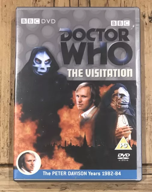 Doctor Who the Visitation DVD Dr Peter Davison, V Good Condition, Silver Case