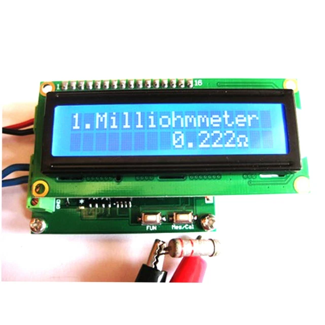 1pc HR390 Miniature Millennium Meter Low Ohm Tester