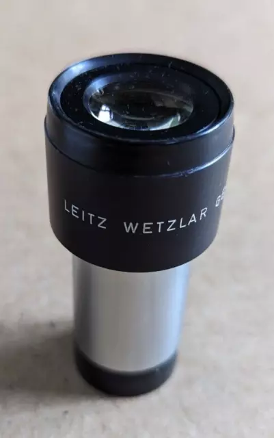 Vintage Leitz Wetzlar GF 12.5x Periplan Eyepiece Microscope Germany