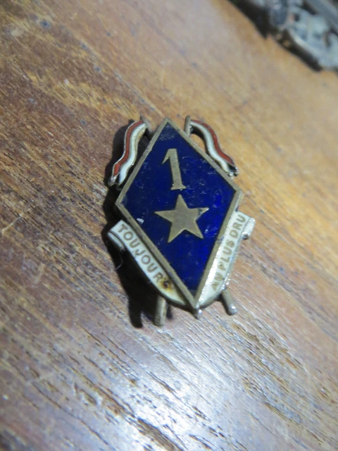 ANCIEN INSIGNE TISSU Losange 1 Rhp Hussards Parachutistes Para Tap Abc