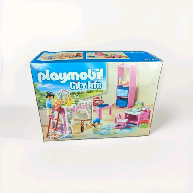 Playmobil Vintage 3210 - Voiture Bleue, Valises, Personnage - City Life 1977